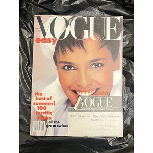 VOGUE May 1985 Shari Belafonte YASMIN LE BON  Deborah Turbeville CINDY CRAWFORD